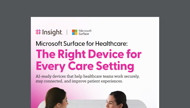Article Microsoft Surface for Healthcare: The Right Device for Every Care Setting Image
