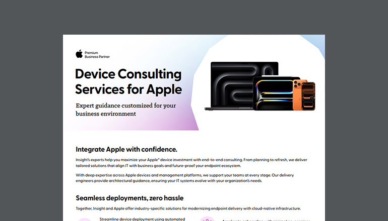 Article Device Consulting Services for Apple Image