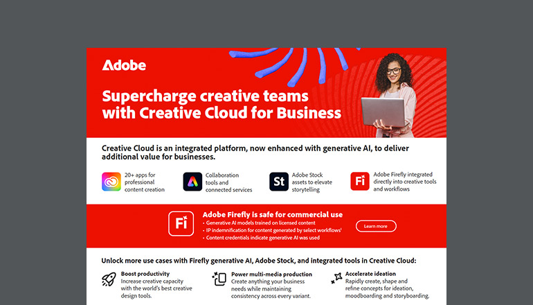 Article Supercharge Creative Teams With Creative Cloud For Business Image