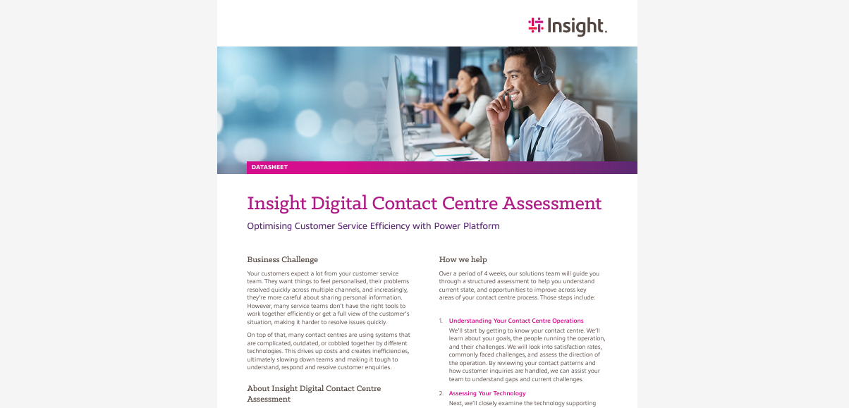 Article  Insight Digital Contact Centre Assessment   Image