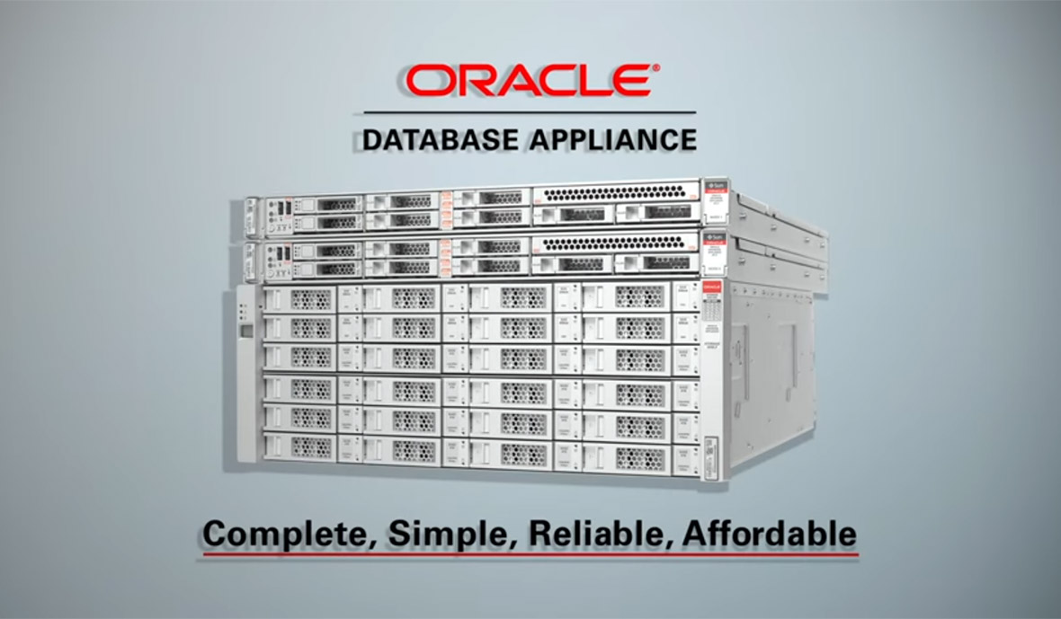 Oracle Database Appliance is the world's most popular database.