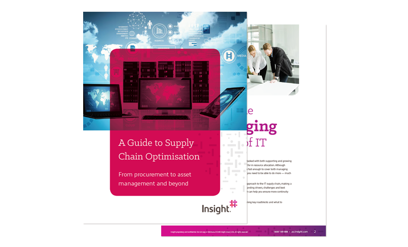 Screen grab of the cover of A Guide to Supply Chain Optimisation guide