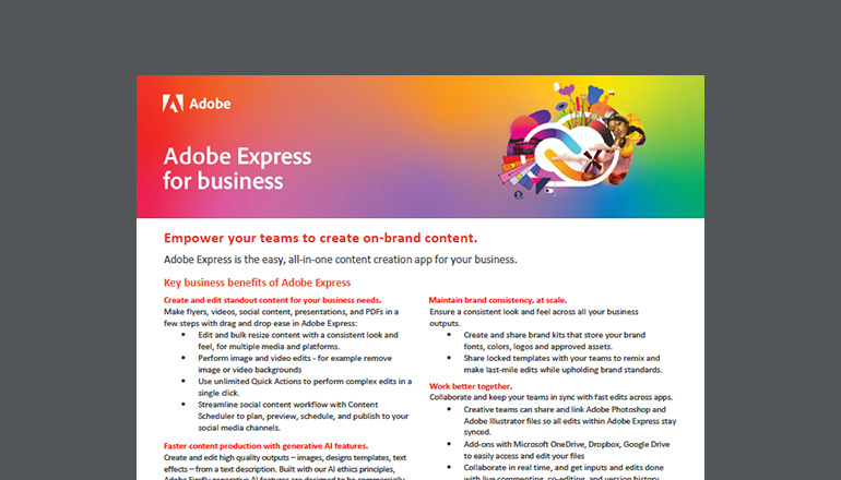 Article Adobe Express for Business  Image