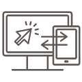 Creator devices icon graphic