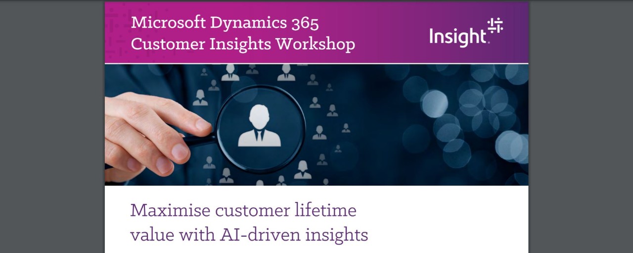 Dynamics customer insight workshop