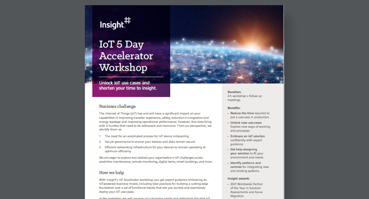IoT 5 Day Workshop