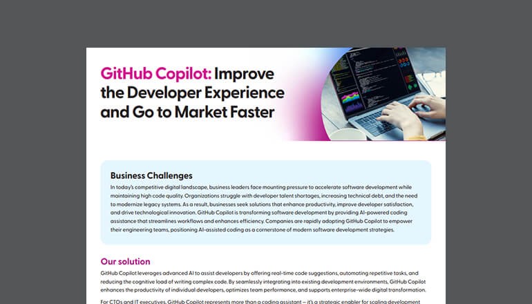 GitHub Copilot: Improve the Developer Experience and Go to Market ...