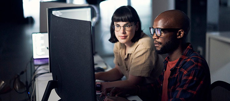 Developers working on security defense