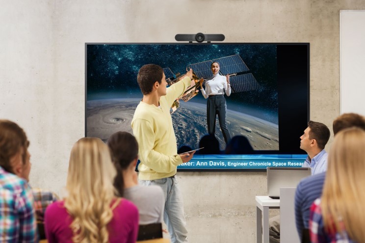 Adopt a video-first culture Man presenting to the class