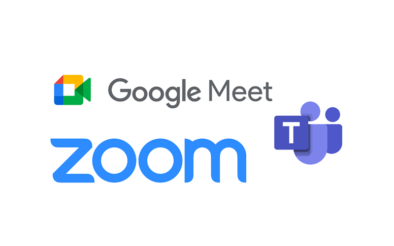 Complete compatibility Google Meet, Teams, Zoom logo