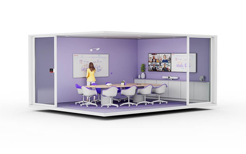 board room meeting, teleconferencing