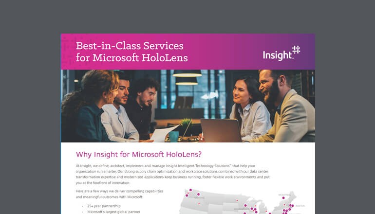 Preview of Why Insight for Microsoft HoloLens Datasheet