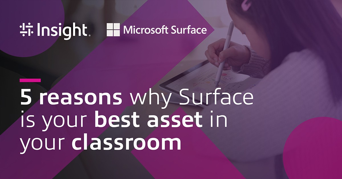 Insight and Microsoft Tools for limitless learning infographic cover